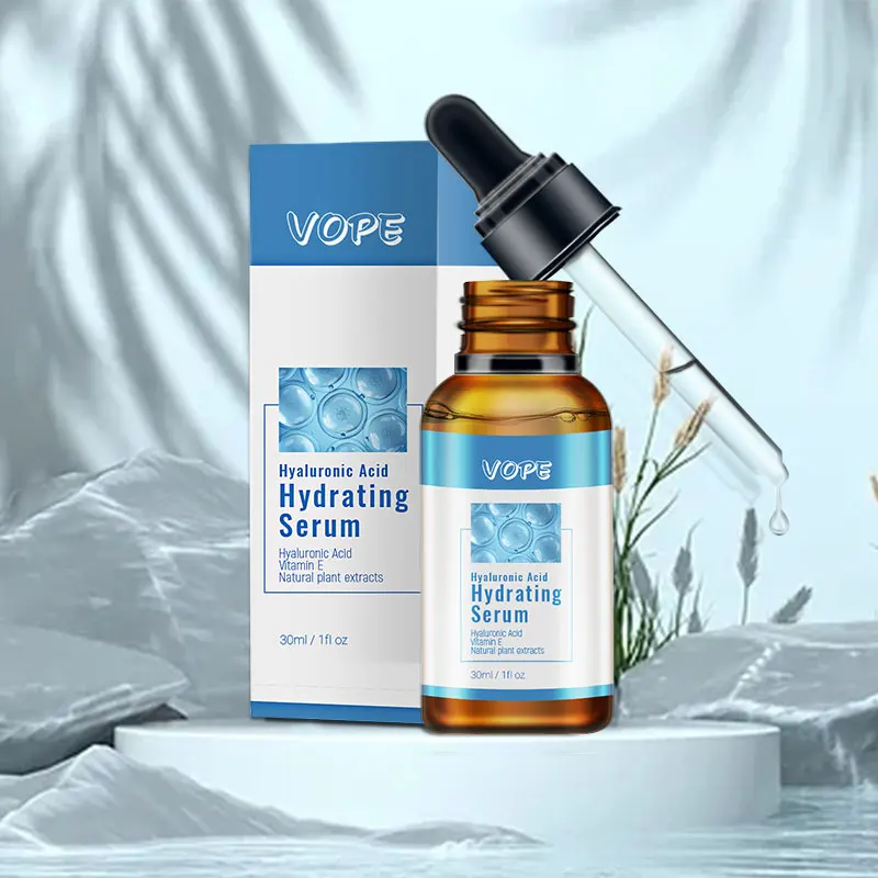 private label Custom  hyaluronic acid 100% pure vitamin e beauty serum