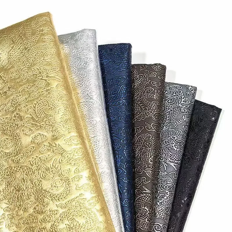PVC artificial leather manufacturer Bronze metallic color 3d pattern pvc leather stocklots for phone case cover box package