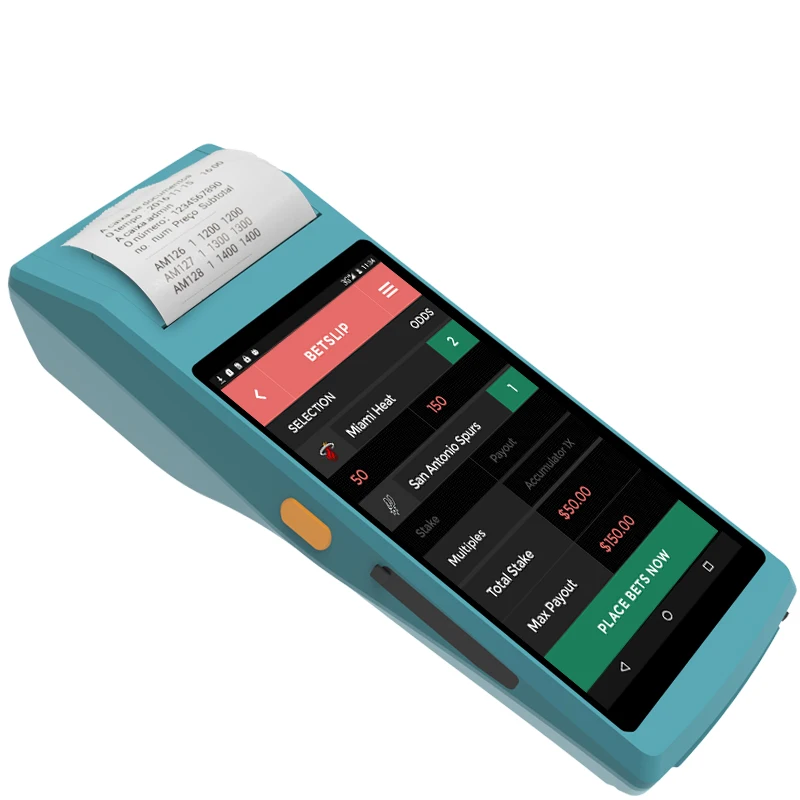  Дешевый 5 дюймовый полноэкранный КПК сканер штрих-кода NFC считыватель Android PDA с