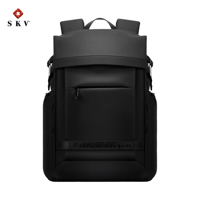 High quality unisex casual shoulder laptop backpack waterproof durable zipper closed polyester lining wholesale