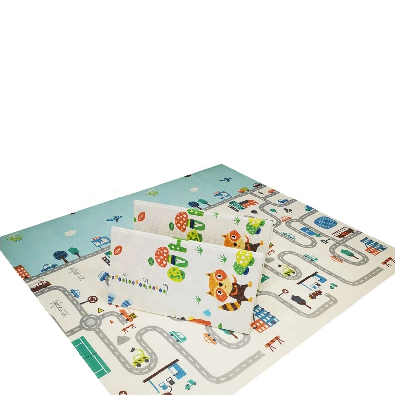 Wholesale Beach Toys Trucks Gymnastics Landing Cute Animal Design Plush Baby Cushion Play Mat