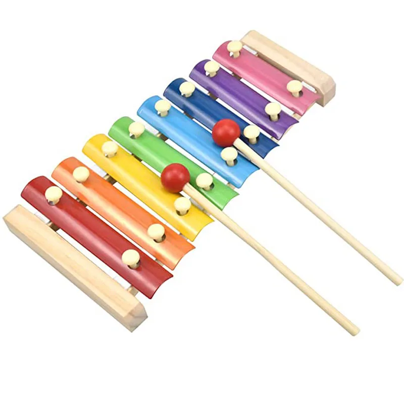 Оптовая продажа, высокое качество, Пользовательский логотип, перкуссионный деревянный ксилофон для детей, образовательное и Дошкольное обучение