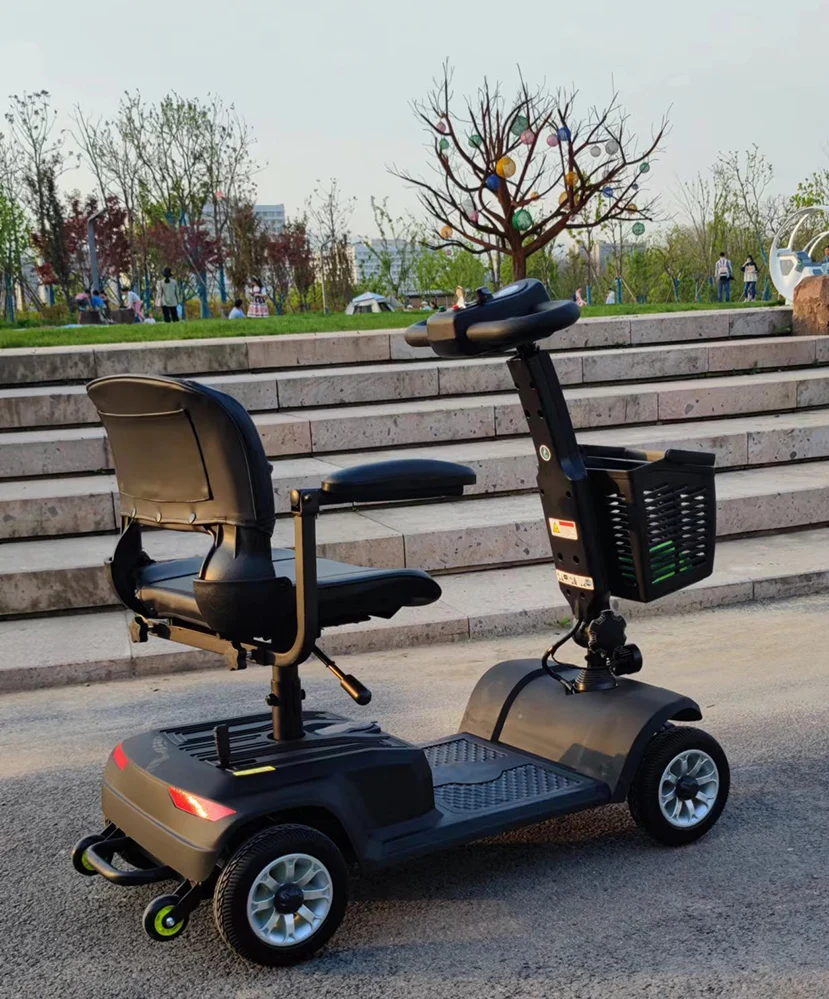 2022 Four wheel for elderly  and disability mobility scooter folding Electric Scooters