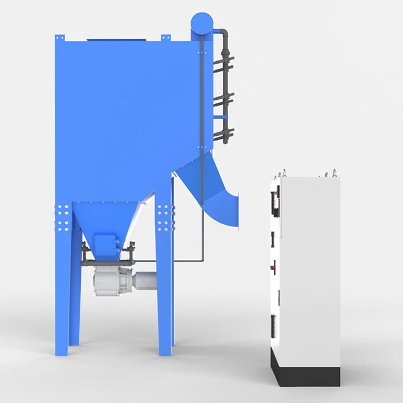 Inclined Cartridge Dust Collector With Double Lifespan Filter Cartridge for silica, calcium carbonate, plastic dust