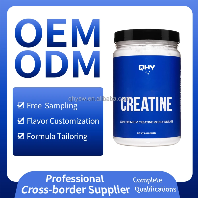 Hot Sale 100% Creatine Monohydrate Powder High Quality Supply Nutrition Private Label Creatine Monohydrate Powder