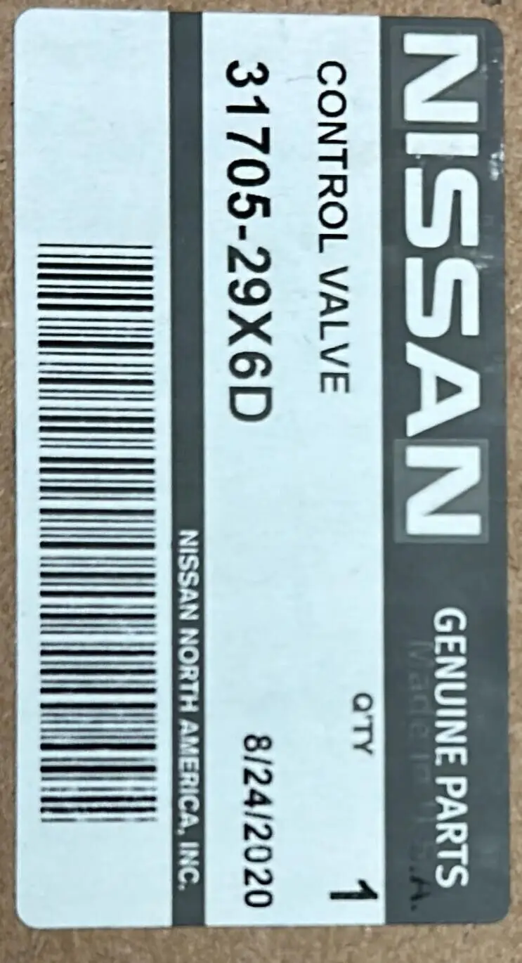 Genuine Jiuke Qashqai MICRA CVT automatic transmission JF017E / RE0F10E valve body