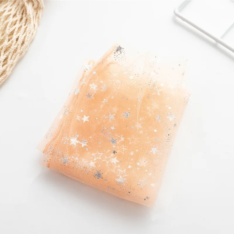 Fashion Star Moon Tulle Socks Women crew Transparent Woman Socks Female Ultra-thin Socks