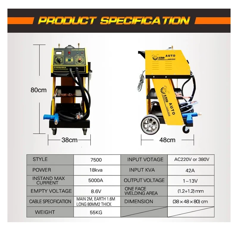 LEAD HORNET car body dent puller removing machine for steel and iron