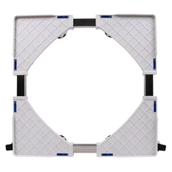 Washing machine stand adjustable movable thickened SS tube washer dryer refrigerator base