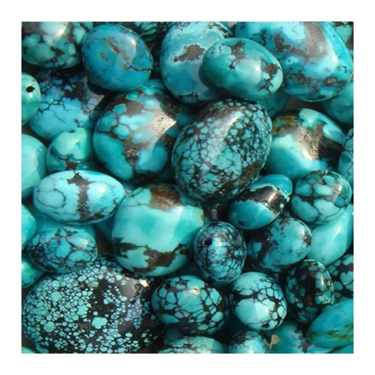 Natural Turquoise Oval Beads Wholesale Beads turquoise jewelry