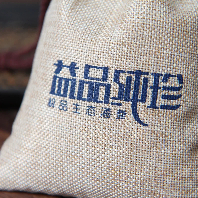 factory directly manufacture small drawstring organic hemp burlap linen gift bag for jewelry watch gifts