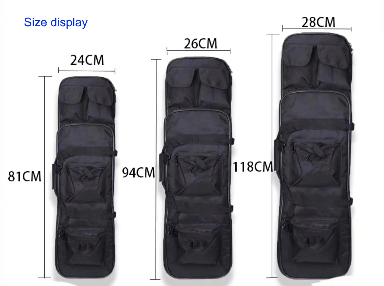 118cm shoulder-handed fishing bag 1 meter CS maternal bag Outdoor 85cm tactical pistola bag