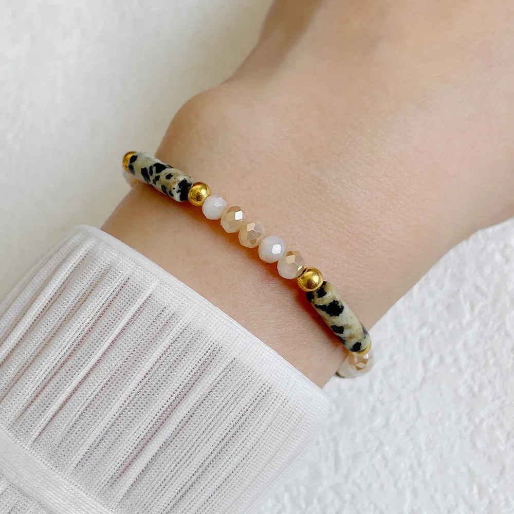 Wholesale Natural Stone Bracelet Colorful Handmade Chain Beaded Bohemian Pearl Bracelets for Woman