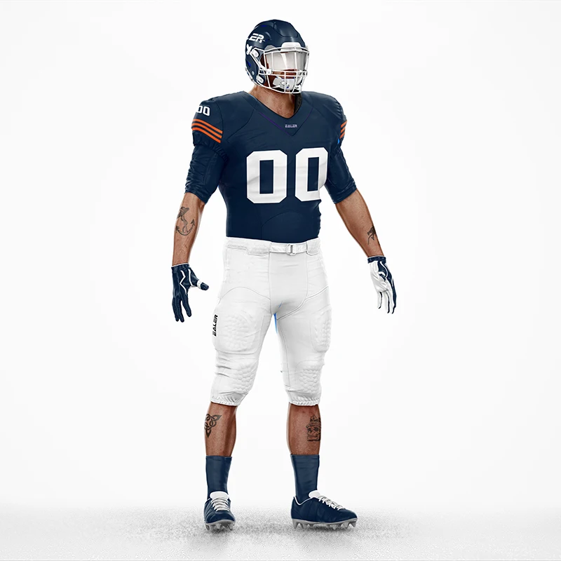 Custom wholesale sublimated youth american football jersey