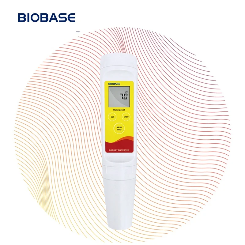 BIOBASE CHINA 6 pin 0.00~14.00PH Meter Digital Laboratory PH Meters For Hydroponic Grow Factory Price