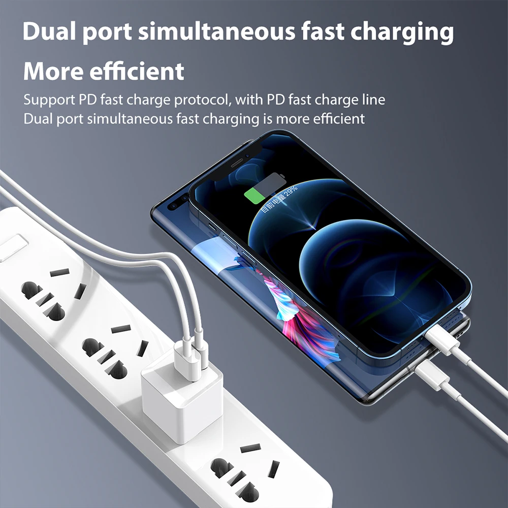 Professional Manufacturer pd 20w phone charger fast Wall charger fast charging adapter for iphone