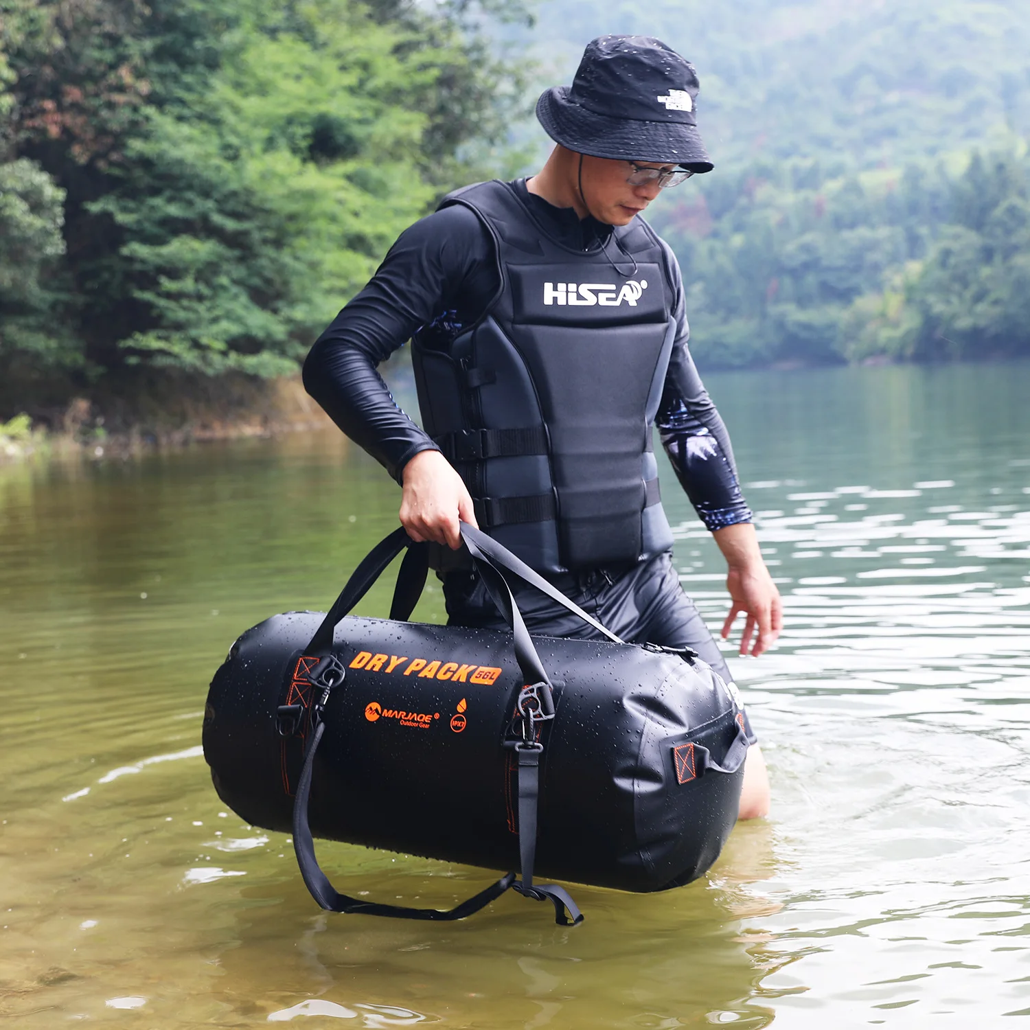 In Stock TPU Airtight Waterproof Travel Backpack Diving Paddle Board Motorcycle Saddle Bag 100% Waterproof TPU Bag For Outdoor