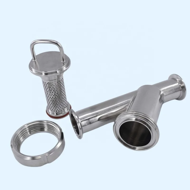 New Food Grade Y Type Strainers Pipelines Stainless Steel For Manufacturing Plants And Farms Oil Gas High Quality