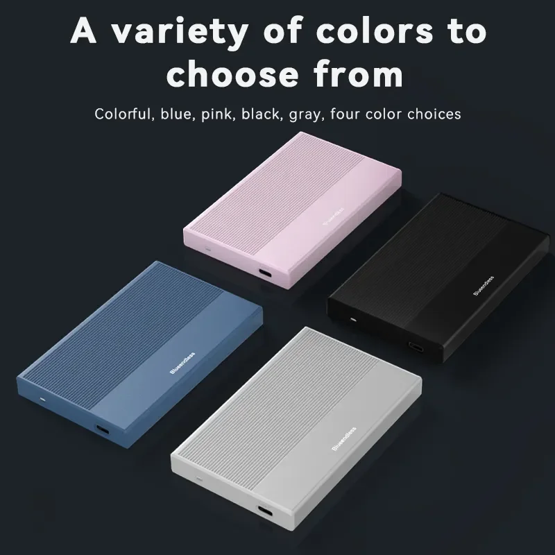 2.5 Inch HDD/SSD Case 5Gpbs Usb3.0 Hard Disk Portable Aluminum Screwless SATA 2.5 HDD Enclosure