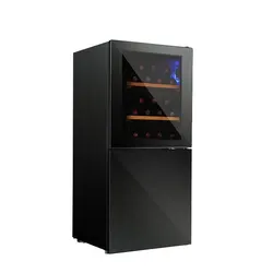 108L/ 131L/ 146L Home Appliance Hotel Cabinet Wine Fridge No Noise Mini Wine Refrigerator With Wine Rack