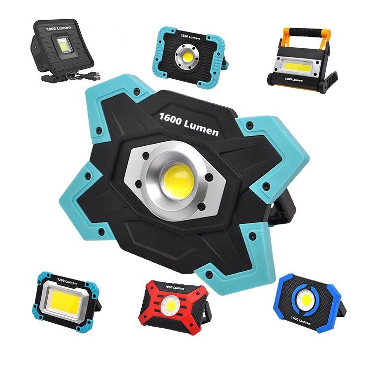 New 20W Portable Super Bright 2000 Lumen Flashlight Torch USB Emergency Power Bank COB rechargeable led worklight