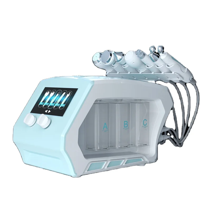 8 in 1 Water Hydra Micro Dermabrasion Hydro Hydrodermabrasion Oxygen Skin Jet Peel Facial Machine