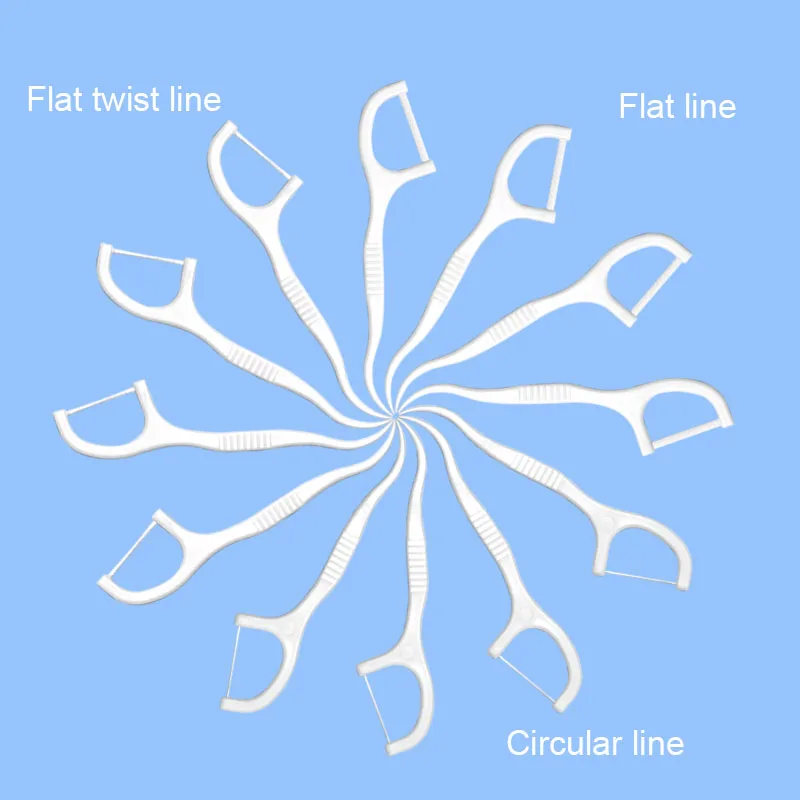 Credit Card Toothpick Tool Flossing Portable Flavoured dental floss Pick Travel Floss Dental In Women