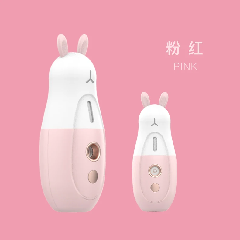  Free shipping portable electric nano moistrizer mist with fan humidifier handy facial mister handheld disinfection