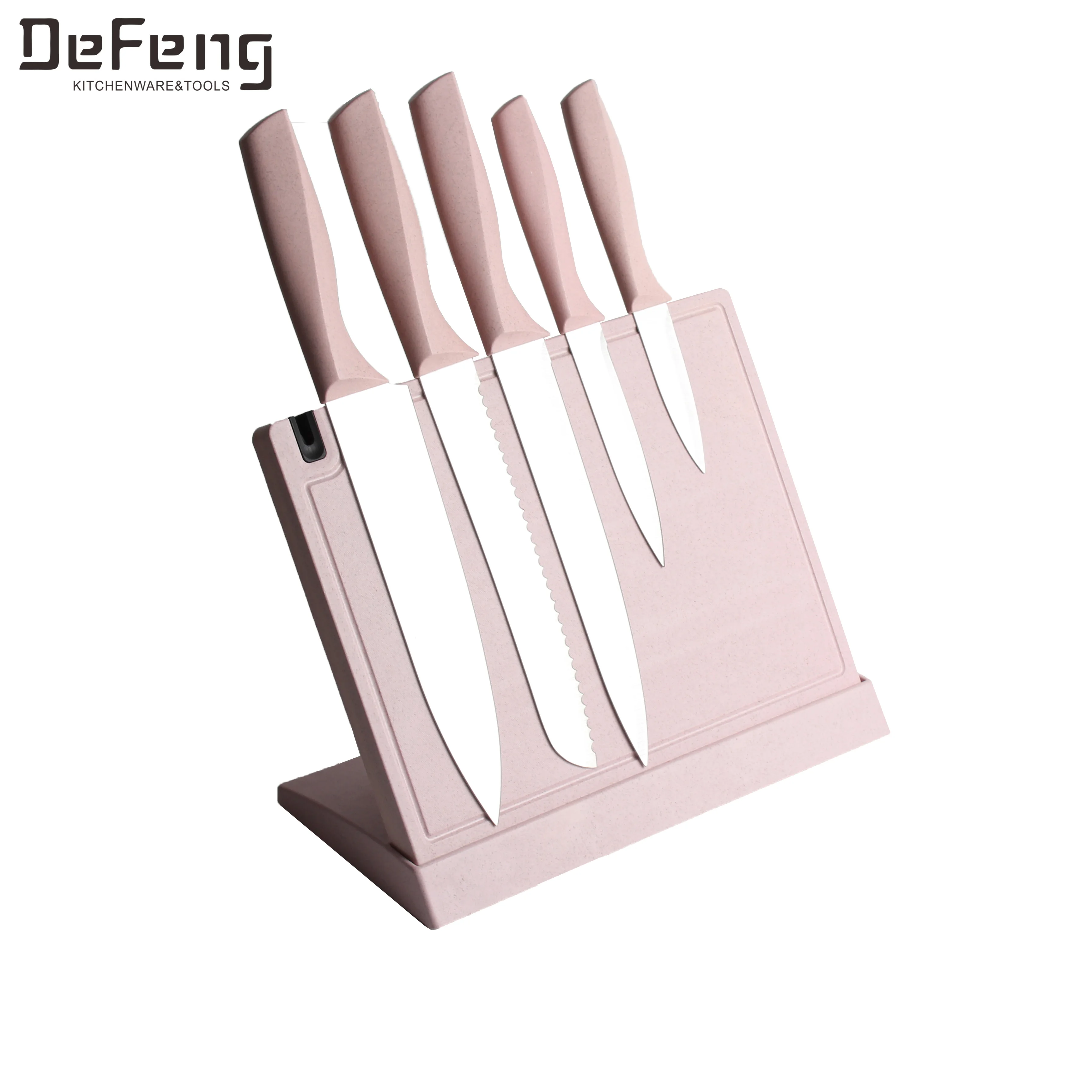 New design Kitchen knife set with chopping board