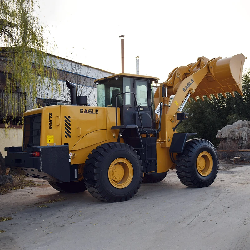 Hot Selling China Top Factory Price Earth Moving Machinery 5ton Articulated Wheel Loader ZL956 3cbm Bucket