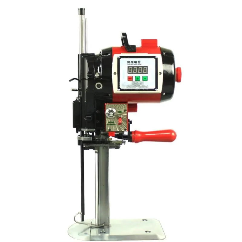 Servo type cloth cutting machine / Computerized Straight knife auto sharpening FABRIC cutting machine CZD-988, 1600W, 8inch