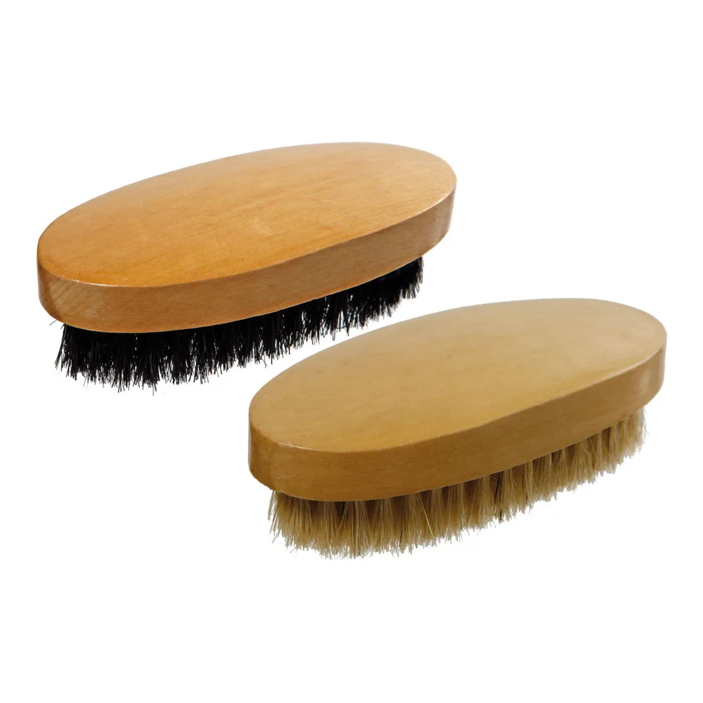 Excellent Offer Multifunction Shoe Cleaning Brush SS432 Oval Brush With Black Natural Bristle