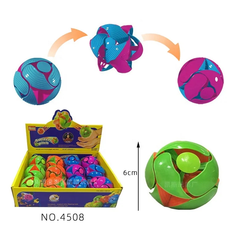 China Professional Manufacture High Impact Novelty Sports Color Changing Ball For Children