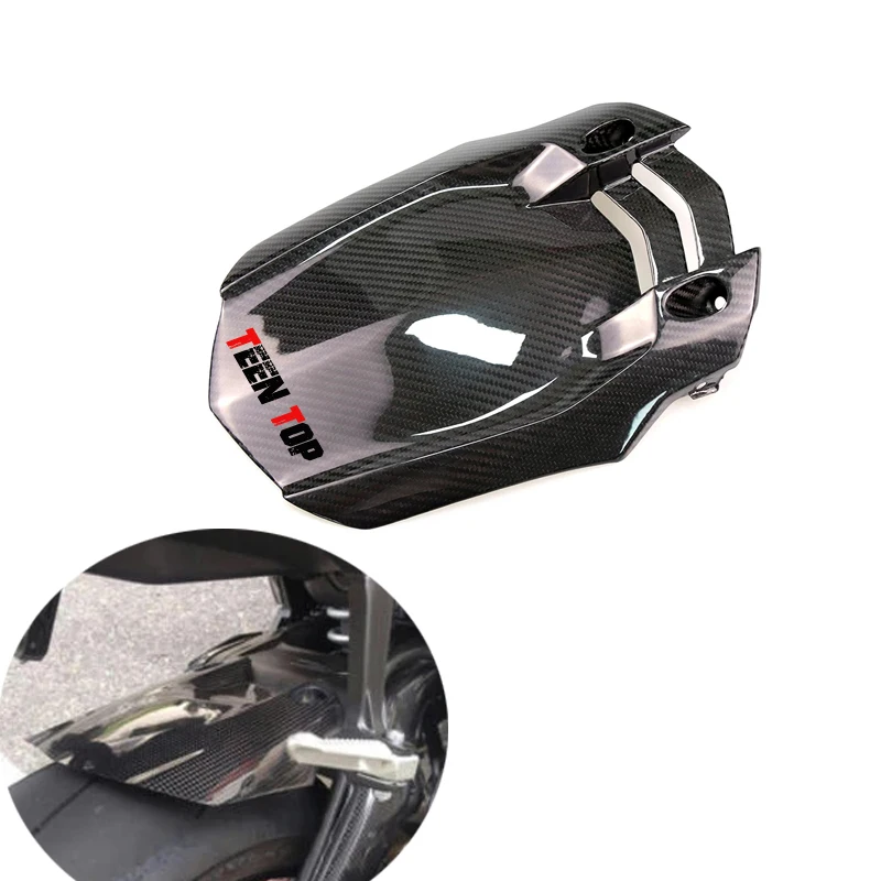 
 Для Yamaha R1/R1M 2015 + MT-10 FZ-10 2016 + углеродного волокна заднее крыло Twill Глянцевая Hugger  