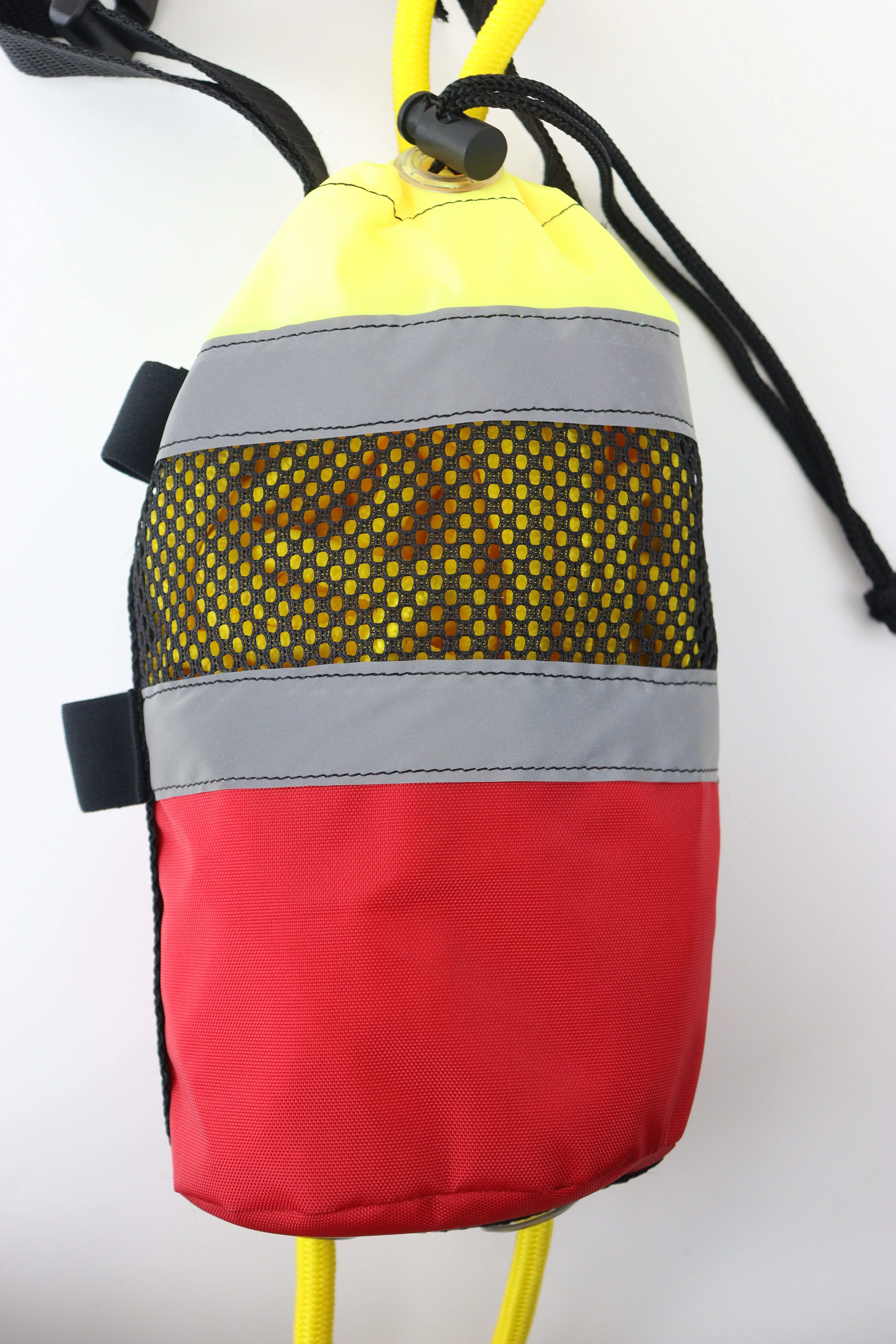 Niufurui Marine safety equipment 15m 20m 30m 8mm reflective buoyancy water rescue throw rope bag