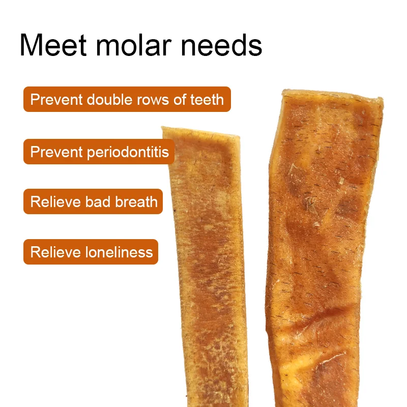 Air Dried Cowhide Dog Snack 2023 Innovative Product Grinding Teeth And Cleaning Teeth Pet Food New Pet Products