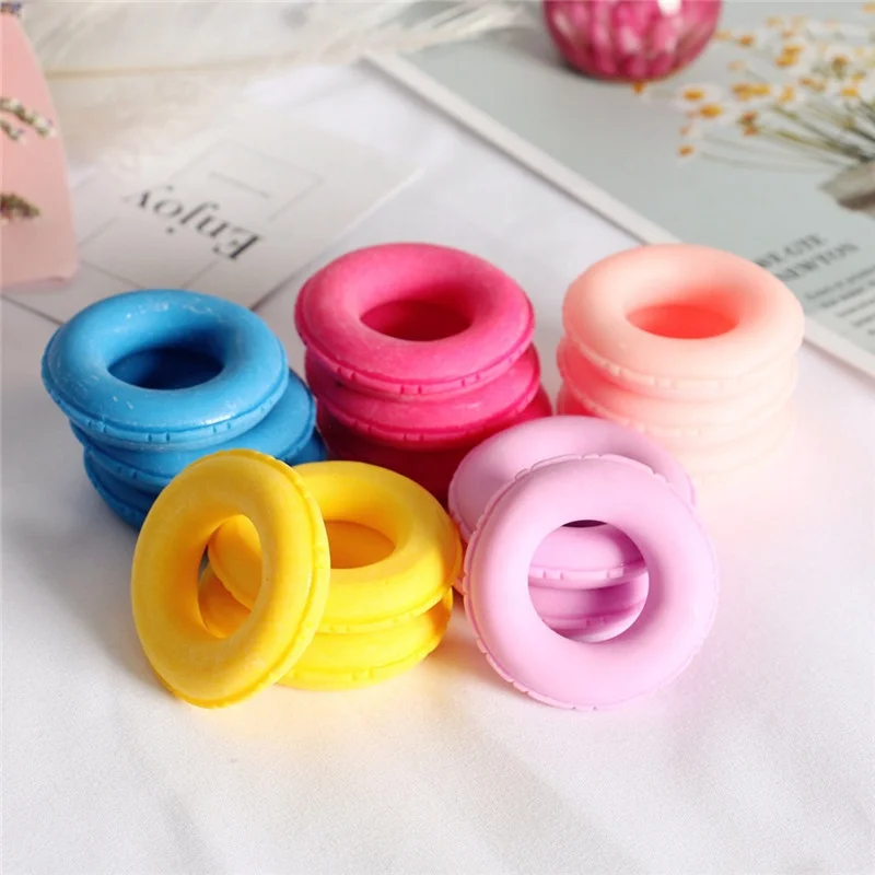 Miniature Dollhouse Swimming Buoy Lifebelt Ring Ornaments Colorful Swim Ring Toys For Doll House Party Decoration