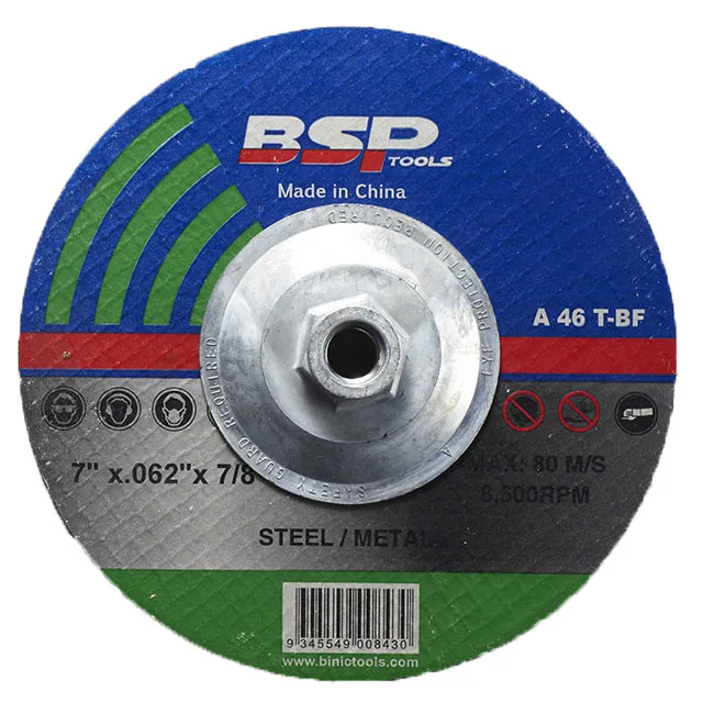 7 inch China grinding wheel production line Professional cut off wheel with Hub