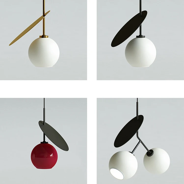 Nordic Style Kitchen Fancy Cherry Pendant Lights Vintage Retro Industrial Hanging Lamp For Loft Living Room