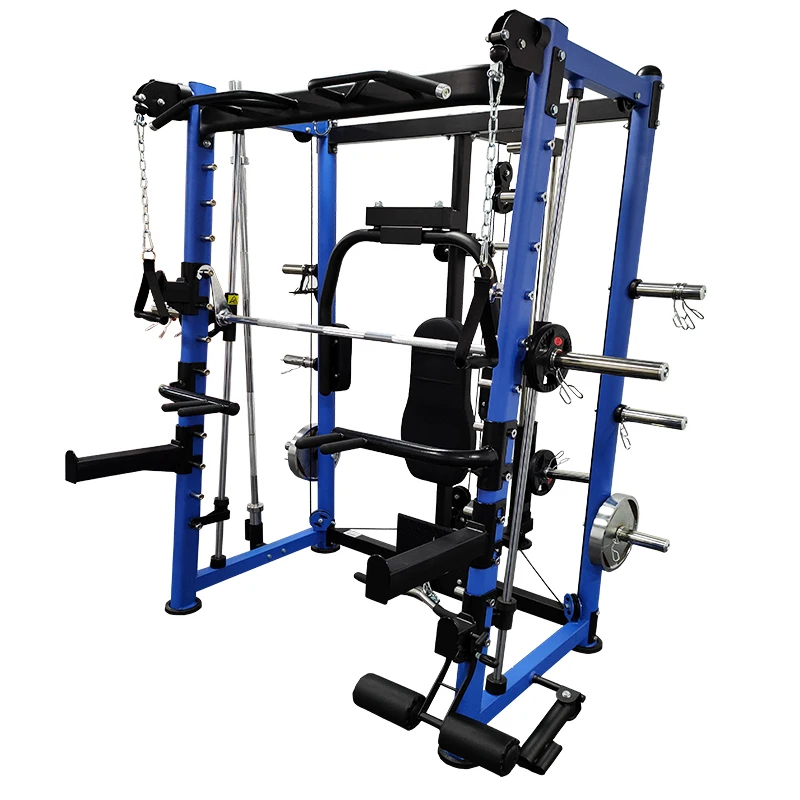 
Smith Machine Multifunctional Trainer Cable Crossover Gym Equipment Commercial And Home Bench Press Squat Rack 
