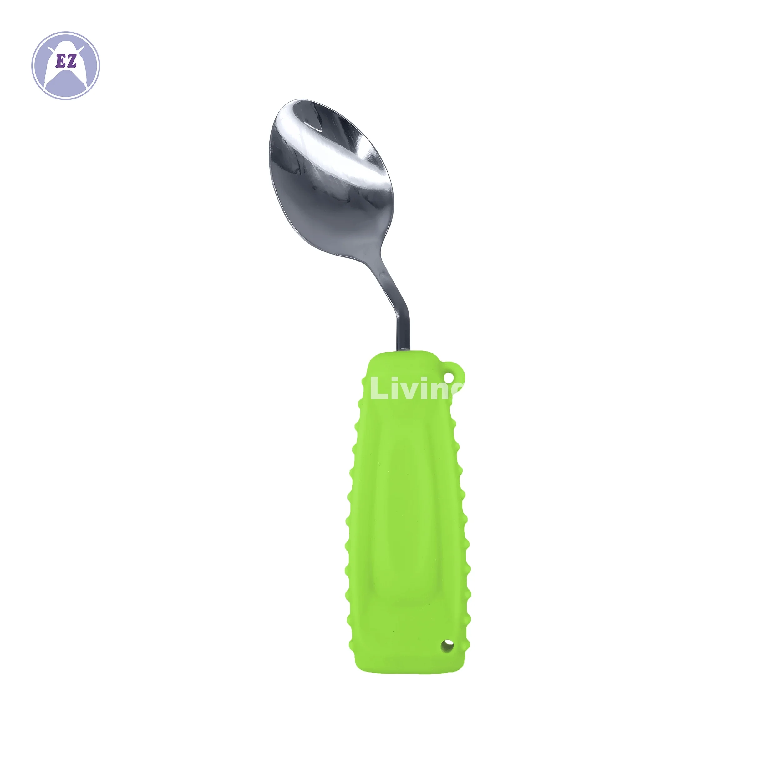 
Elderly Weighted Adaptive Utensils Eating Angled Spoon Large Handled for Elderly Hand Tremors Parkinsons Arthritis 