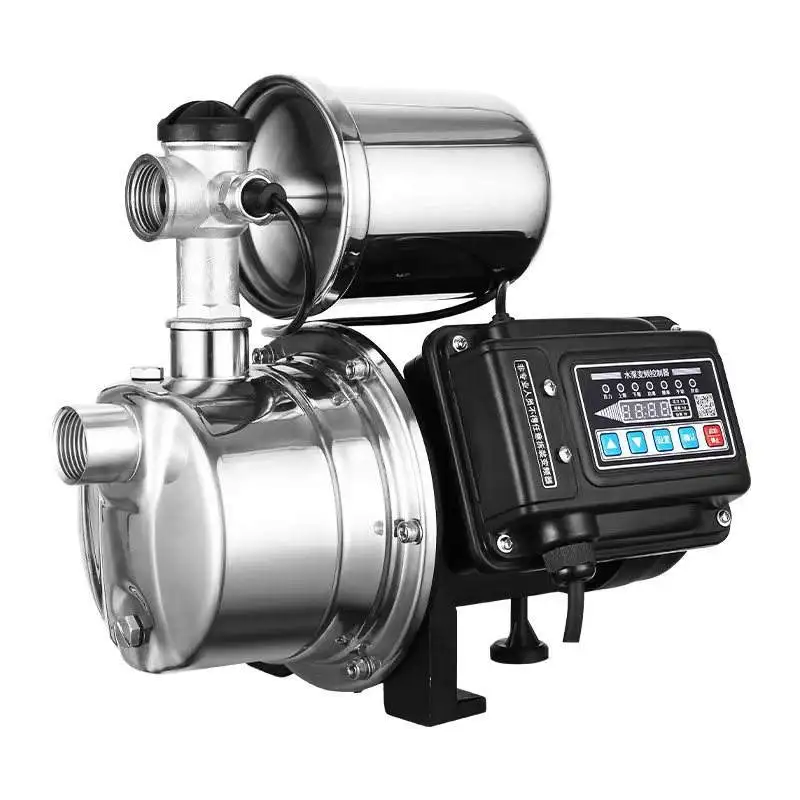 Self-priming Pump Household Well 220V Tap Water Booster Pump Fully Automatic Stainless Steel Electric High Pressure JET 10kg