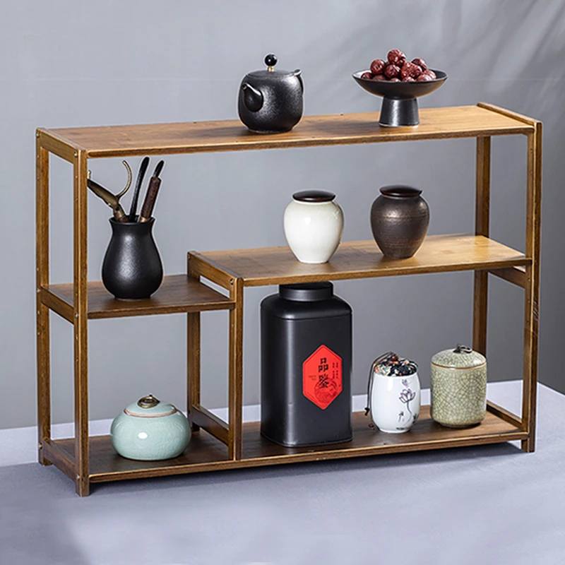100% Natural Bamboo Flower Stand Plants Stand Wholesale Indoor Garden Pot Holder For Plants