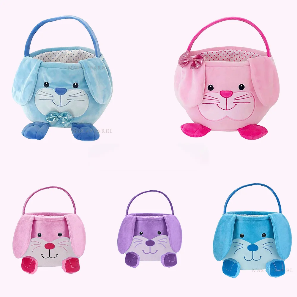 2023 Sublimation Easter Decoration Plush Bunny Rabbit Stuffed Toys Gnomes Basket For Baskets Bucket Trim