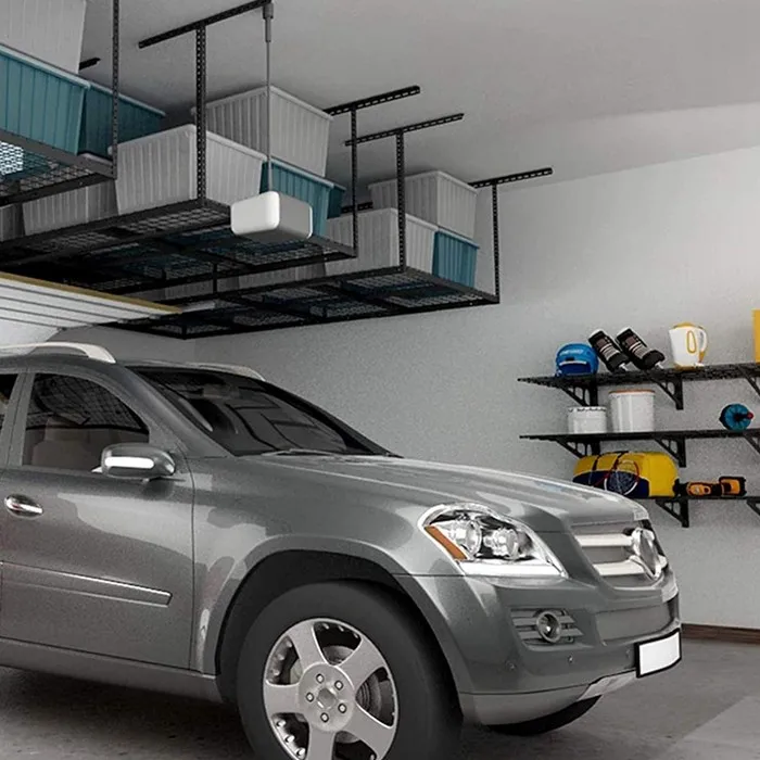 Metal Tool Rack Wall Mounted Drill Organiser Garage Storage Racks