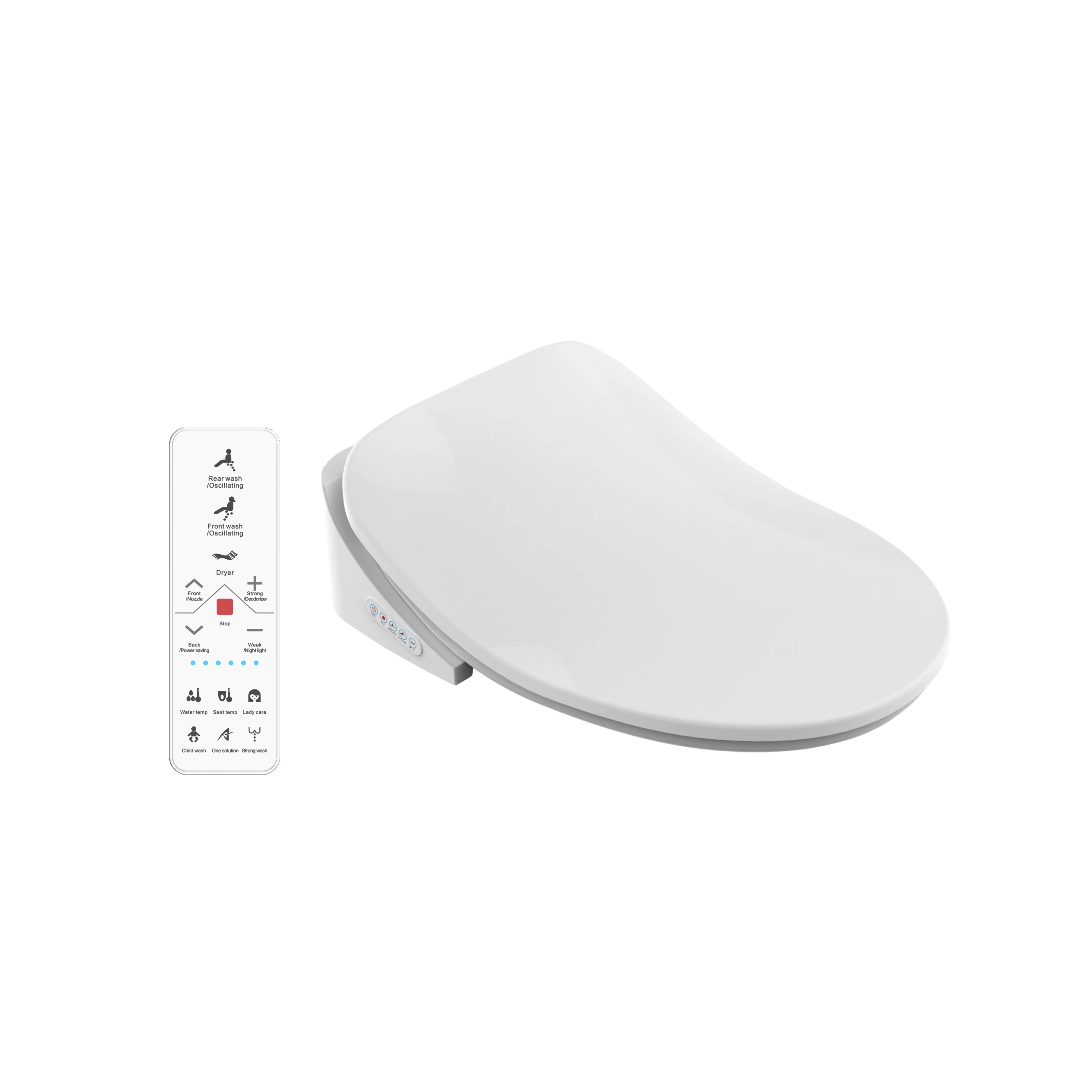 TB-330ZD с водяным знаком горлышко в форме подогревом портативный интеллигентая (ый) сиденье для унитаза крышка