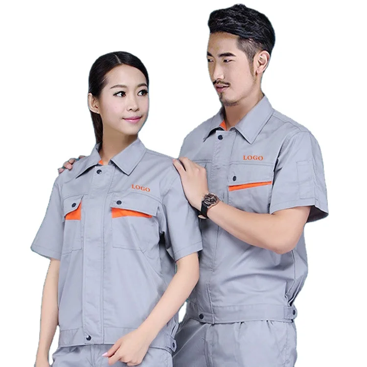 Cheap wholesale customized safety worker uniform overall factory work wear uniforms Engineering Working Uniform