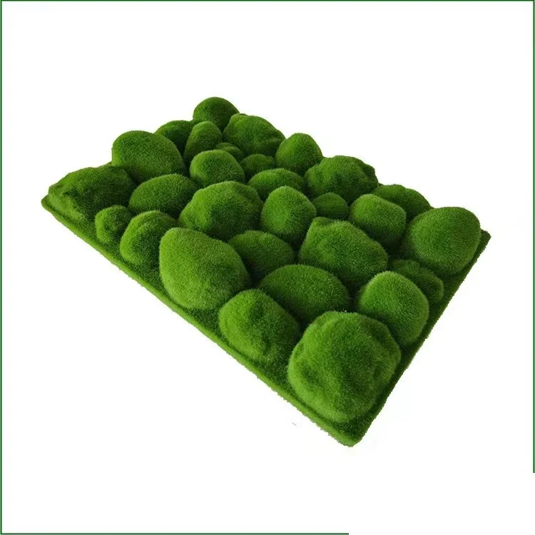 Hot Sale Artificial Stone Moss Green Grass Wall For Decoration