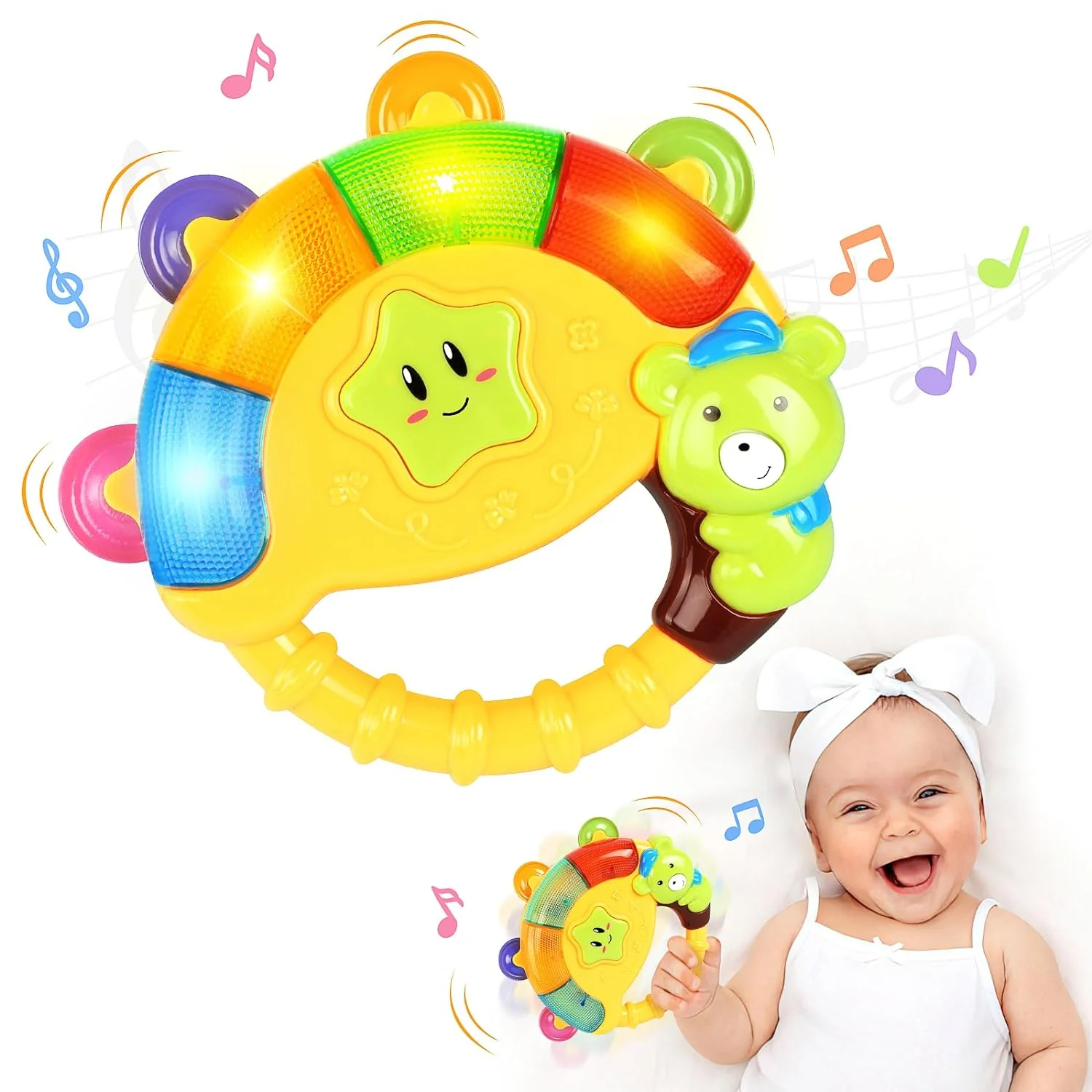Baby Toy Phone Remote and Smartphone with Music Fun Learning Musical Toys for Babies Kids