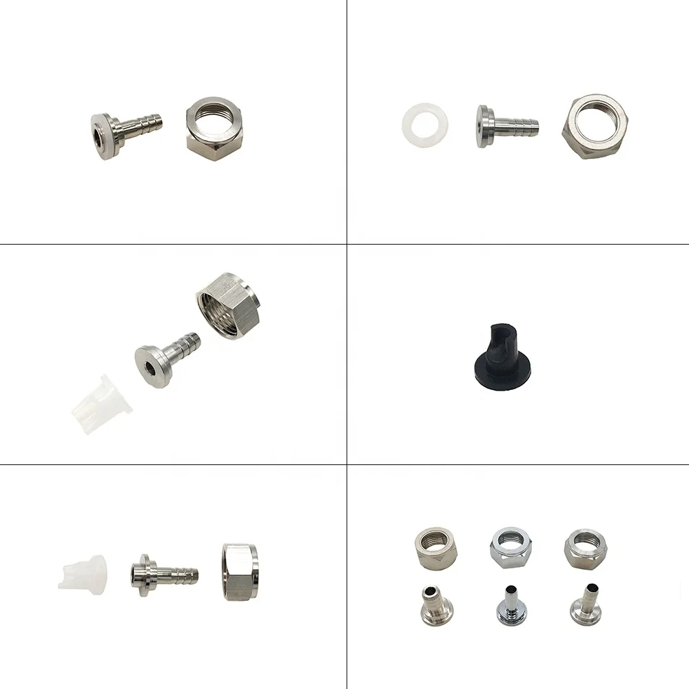 D Type Brass Beer Keg Coupler with 304 Stainless Steel Probe